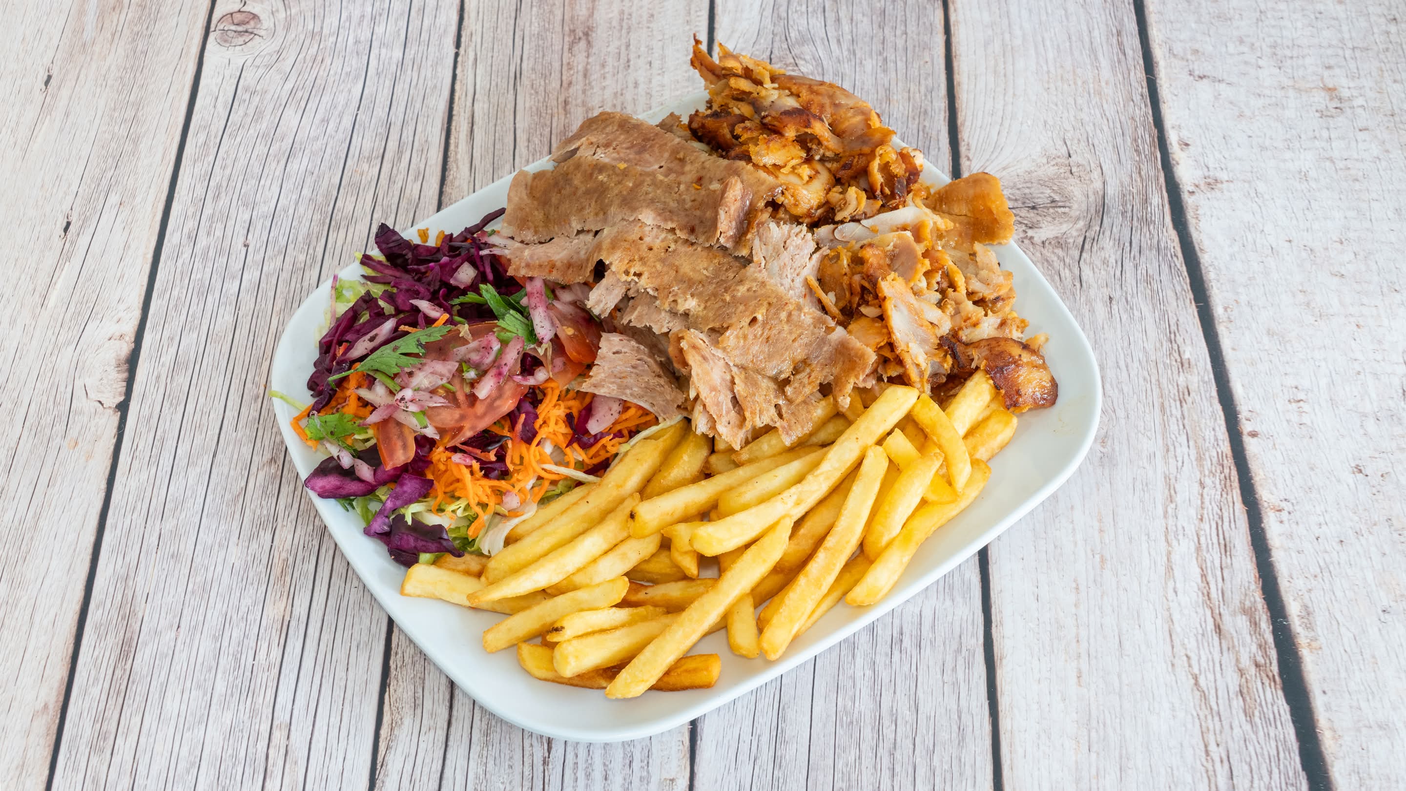 🍗🍖Assiette grec Mixte Agneau et Poulet🍖🍗