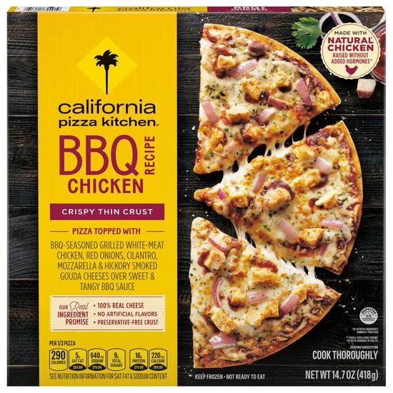 California Pizza Kitchen Crispy Thin Crust Bbq Recipe Chicken Pizza