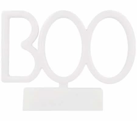 Festive Voice Happy Halloween Boo Neon Sign