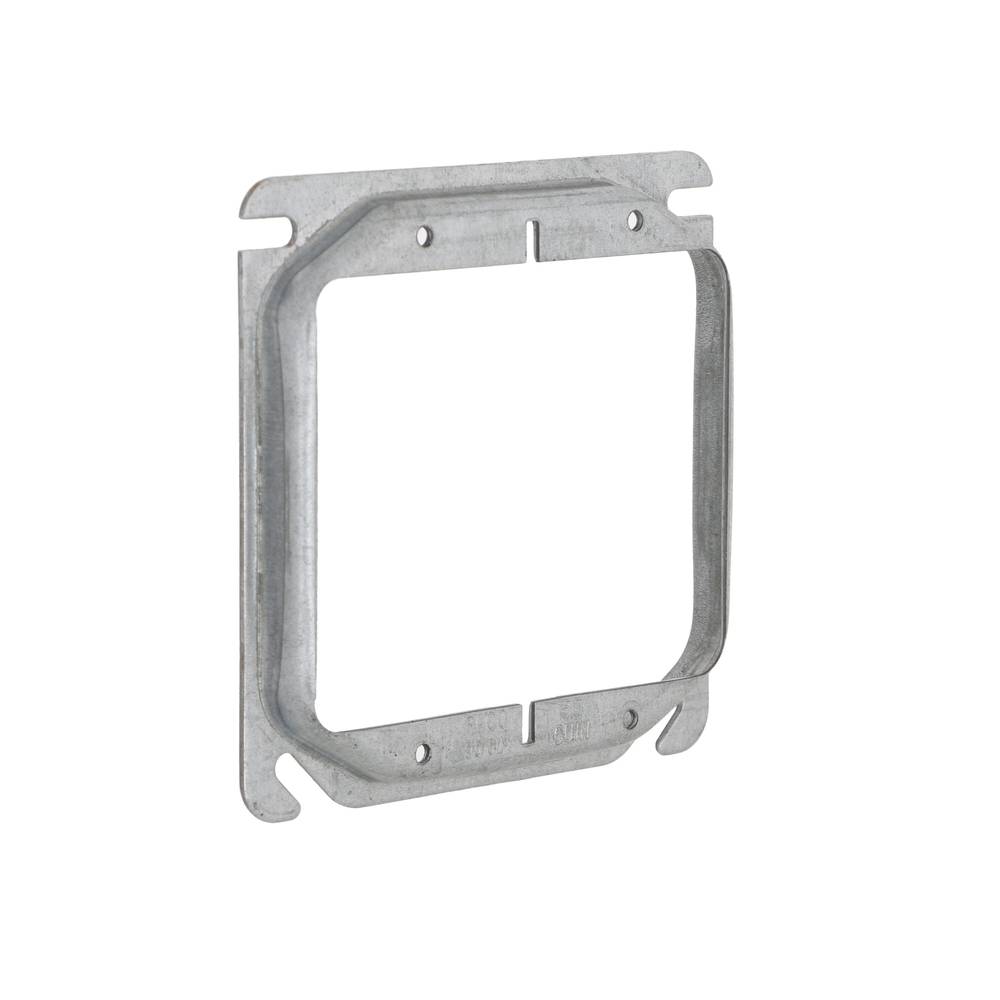 Hubbell RACO 2-Gang Square Gray Metal Electrical Box Cover | 8778