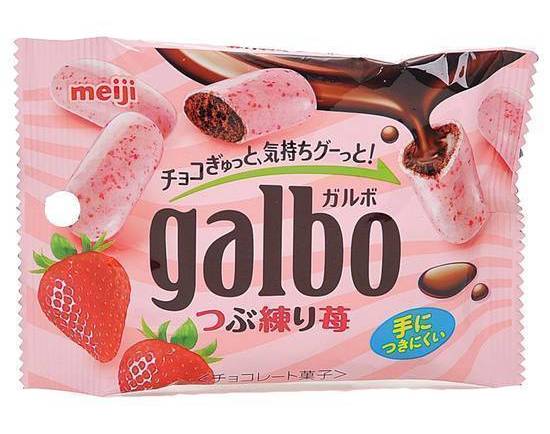 ガルボ 準チョコレート菓子 - つぶ練り苺 (37g)