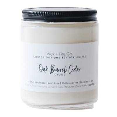 Wax + Fire Co Soy Candle Oak Barel Cider (226 g)
