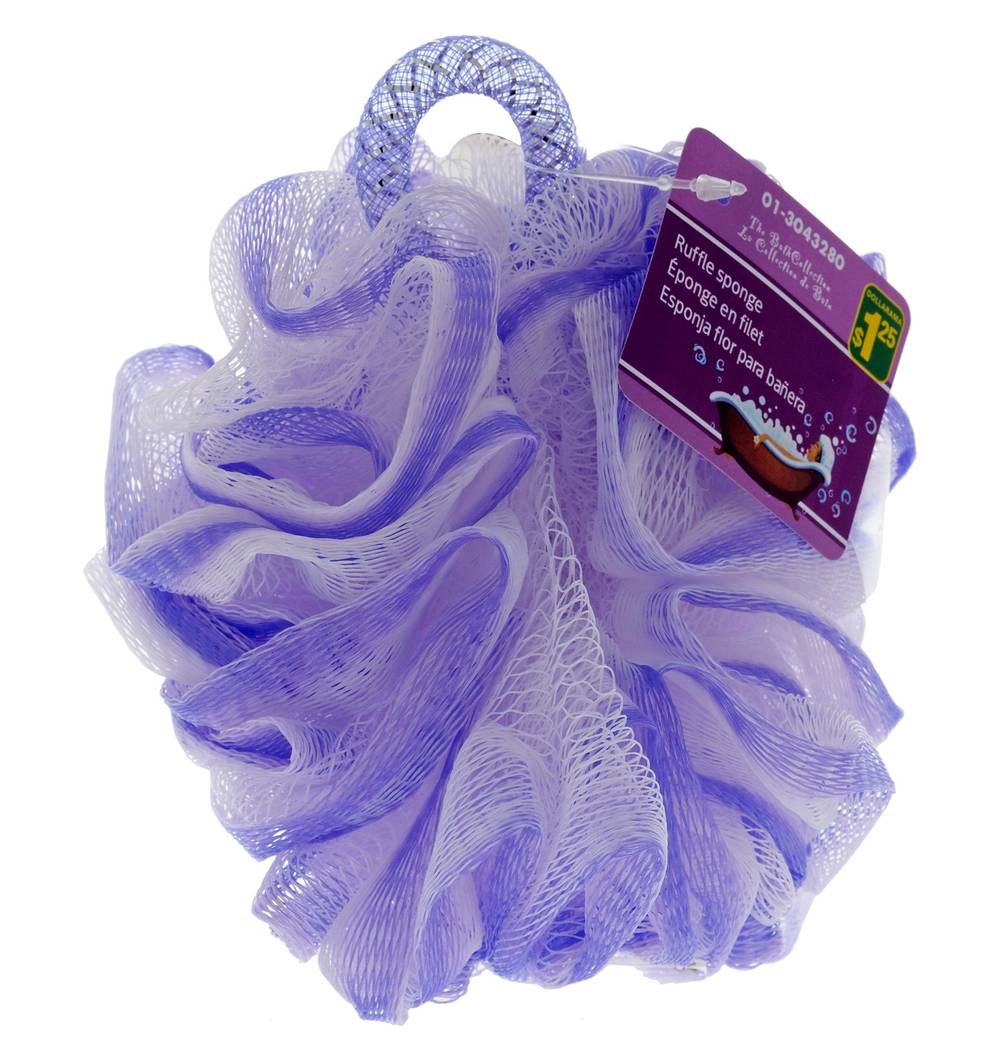 Dollarama Tone Ruffle Sponge