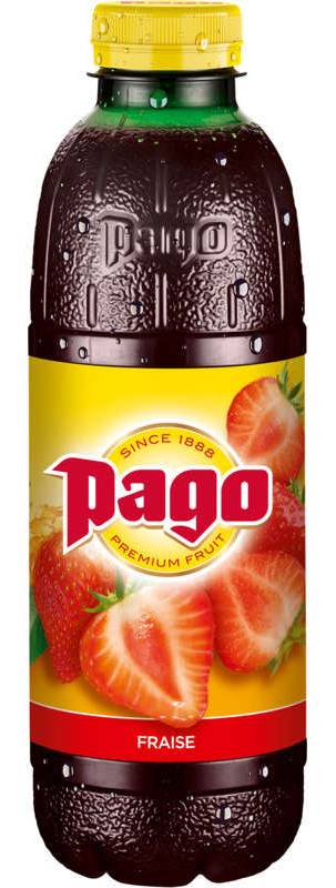 Pago boisson à la fraise la bouteille de 75cl