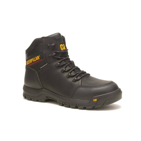 CAT RESORPTION WATERPROOF COMPOSITE TOE HIKER BOOT, BLACK, 11 WIDE