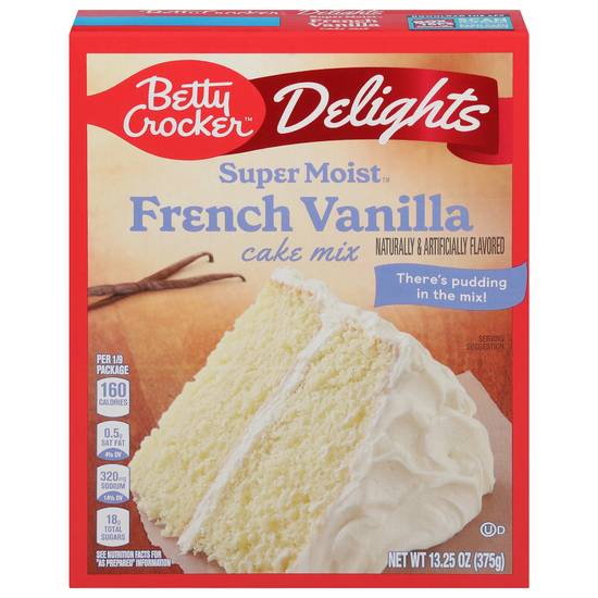 Betty Crocker Delights Supermoist French Vanilla Cake Mix