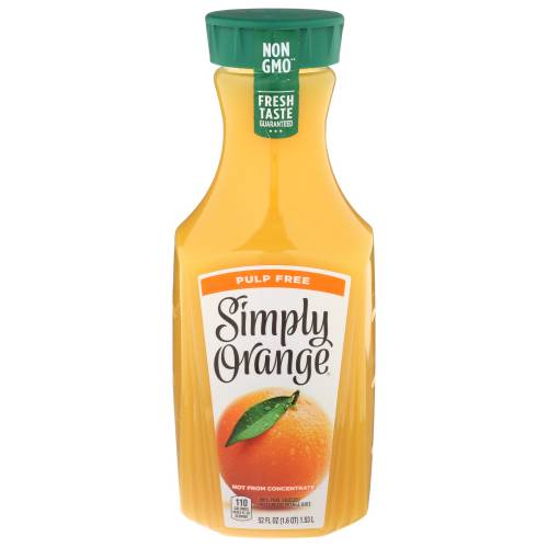 Simply Orange Pulp Free Orange Juice