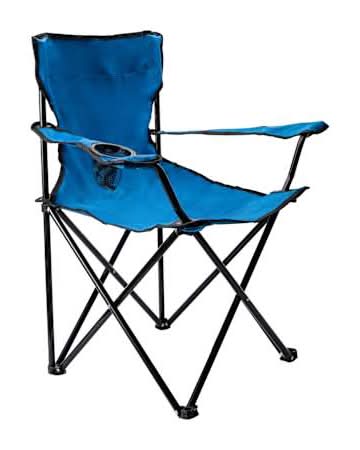 Foldable Camp Chair Blue