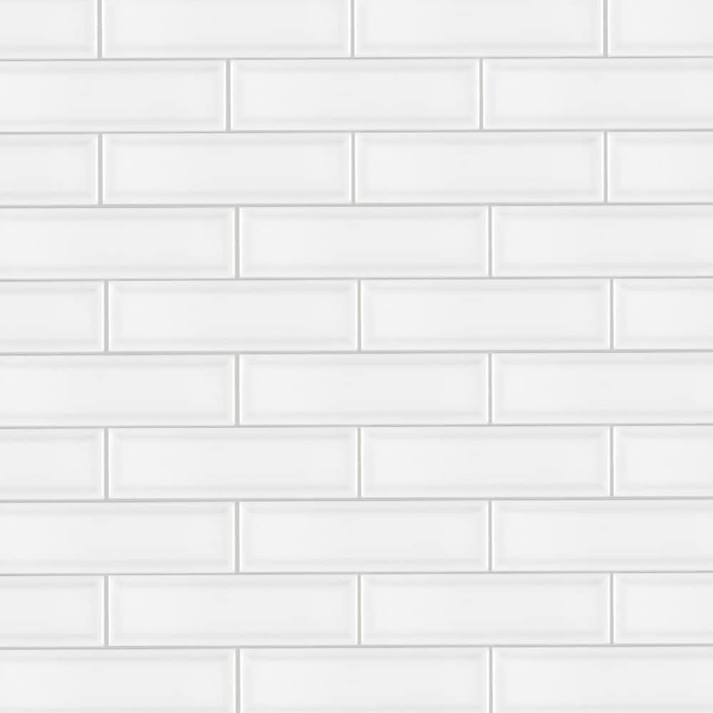 Boutique Ceramic Boutique White 3-in x 9-in Glazed Ceramic Subway Standard Wall Tile ( 0.18-sq ft Piece | LW0319019