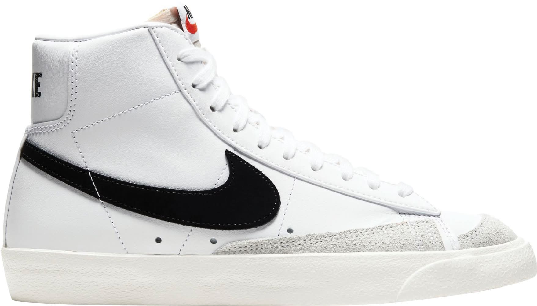 Nike Women's Blazer Mid 77 Shoes (White/Black, 11.0)