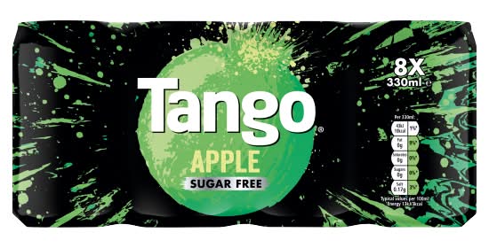 Tango Apple Sugar Free Soft Drink (8 x 330ml)