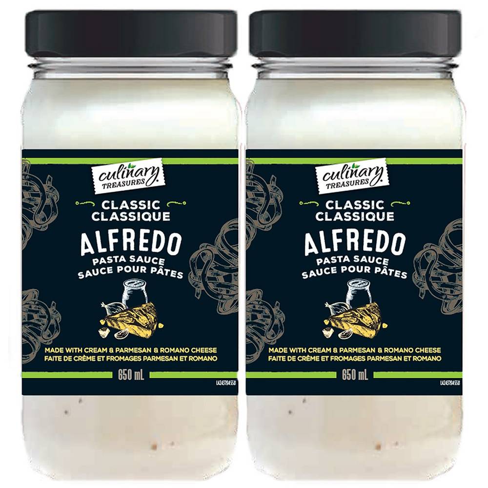 Culinary Treasures - Sauce Alfredo Classique 2 X 650 Ml