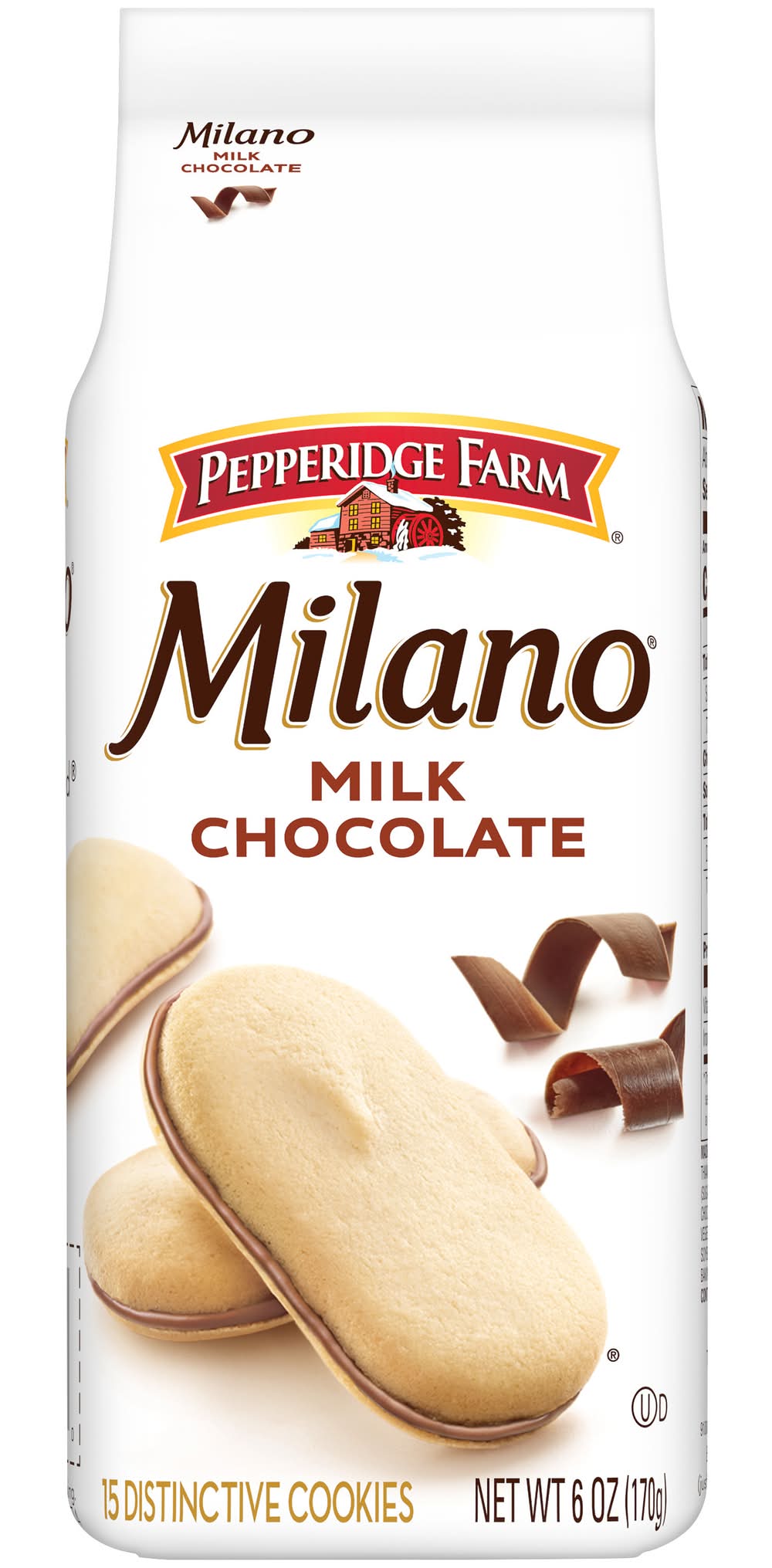 Milano Distinctive Sandwich Cookies, Milk Chocolate (6 oz, 15 ct)