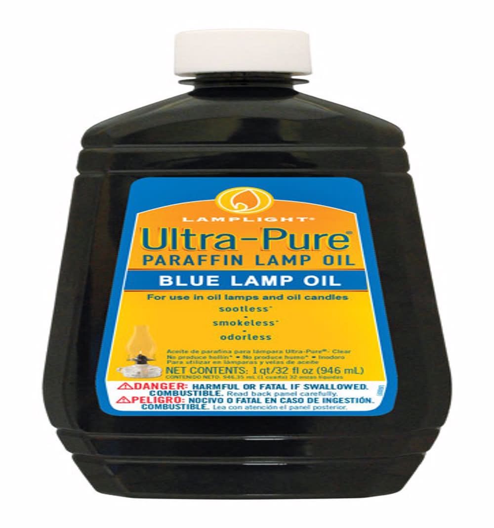Lamplight Farms Ultra Pure Clean Burn Lamp Oil Blue 32 Oz