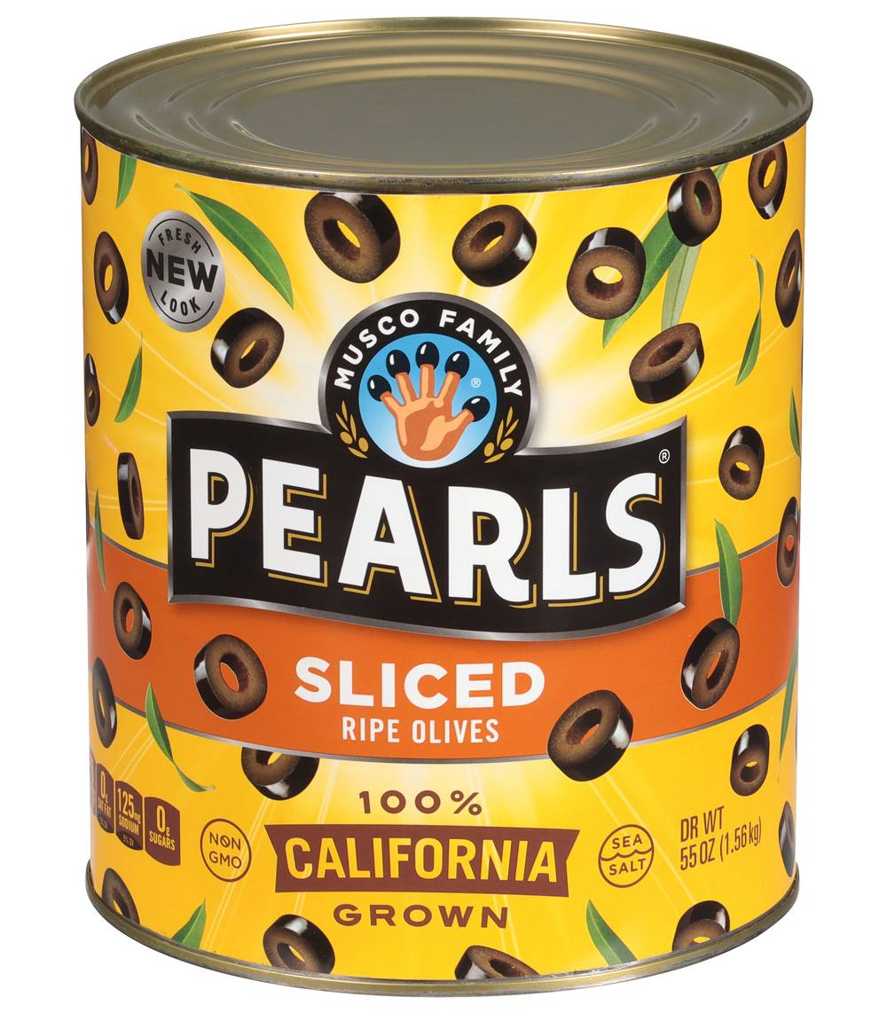 Pearls 100% California Grown Sliced Ripe Olives (3.44 lbs)