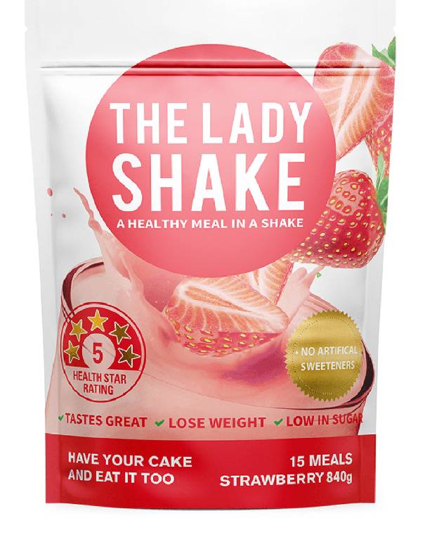 The Lady Shake Strawberry 840g