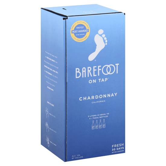 Barefoot on Tap Chardonnay White Wine (3 L)