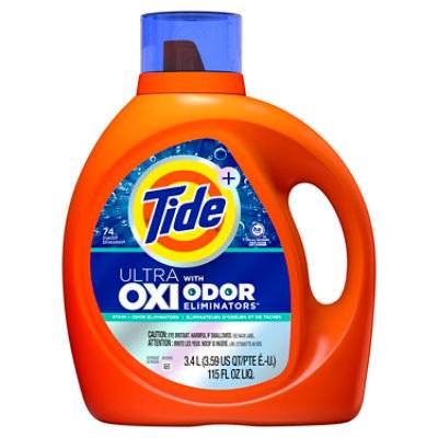 Tide Plus Ultra Oxi With Odor Eliminators Liquid Detergent