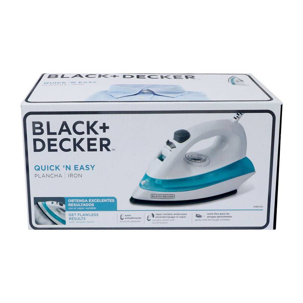 BLACK+DECKER · Plancha de vapor irbd100