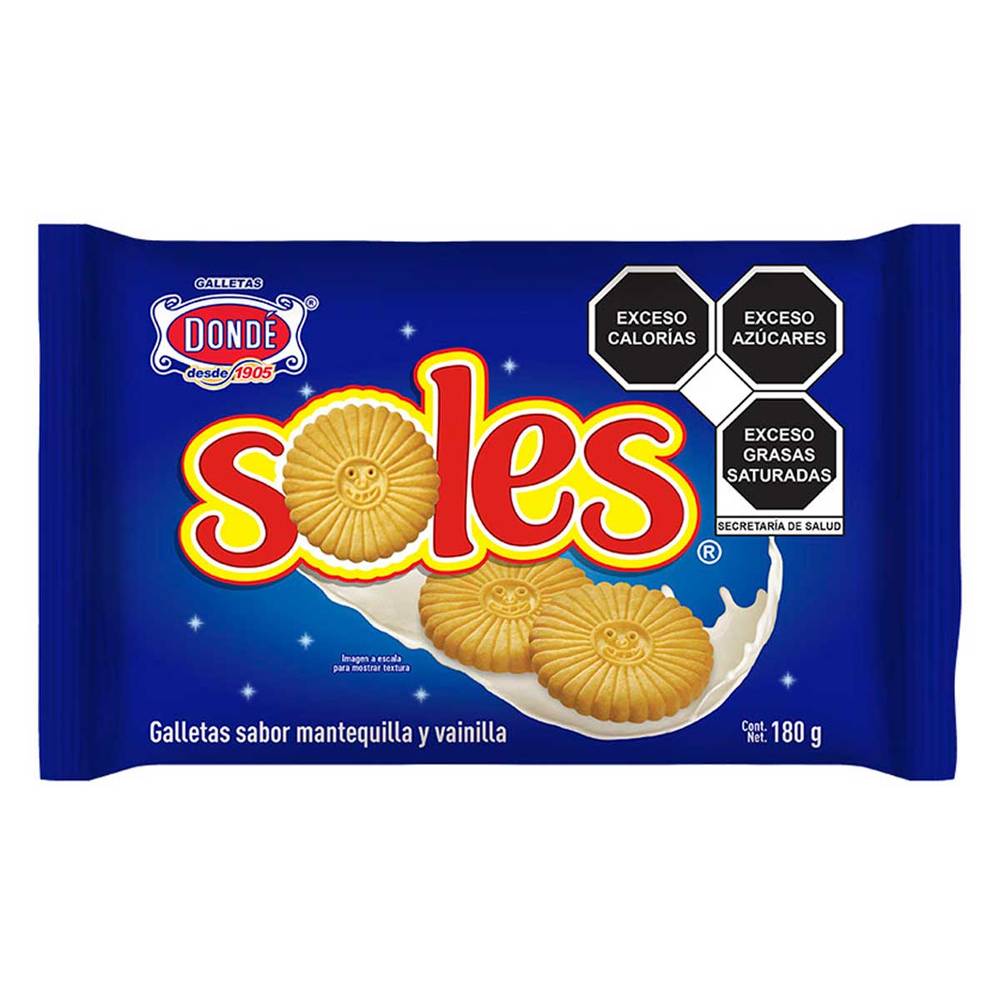 Galletas dondé galletas soles (180 g)