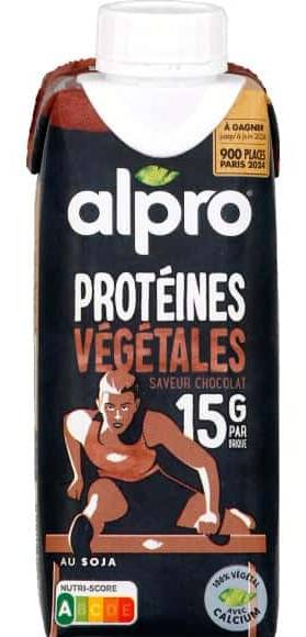 Alpro - Boisson protéinées végétales au soja, chocolat (250ml)