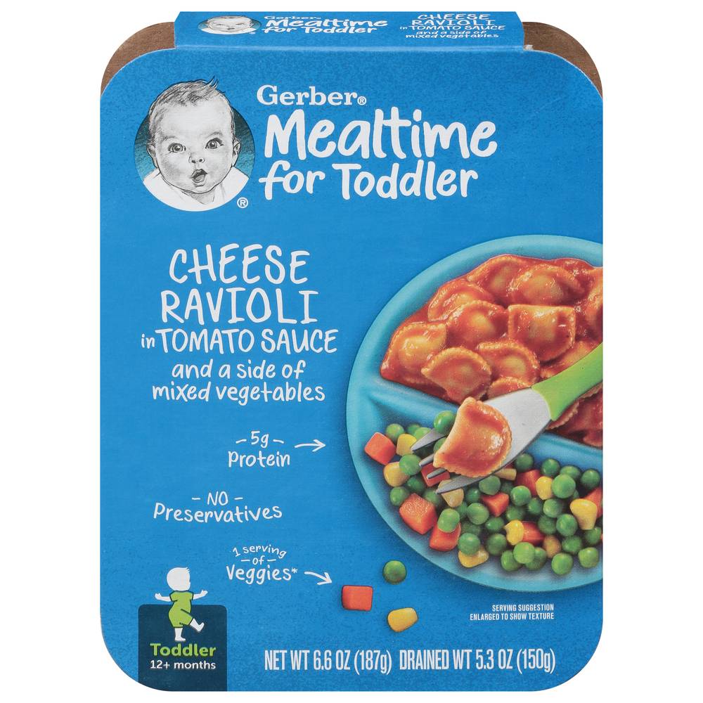 Gerber Lil' Entrees Cheese Ravioli in Tomato Sauce (6.6 oz)