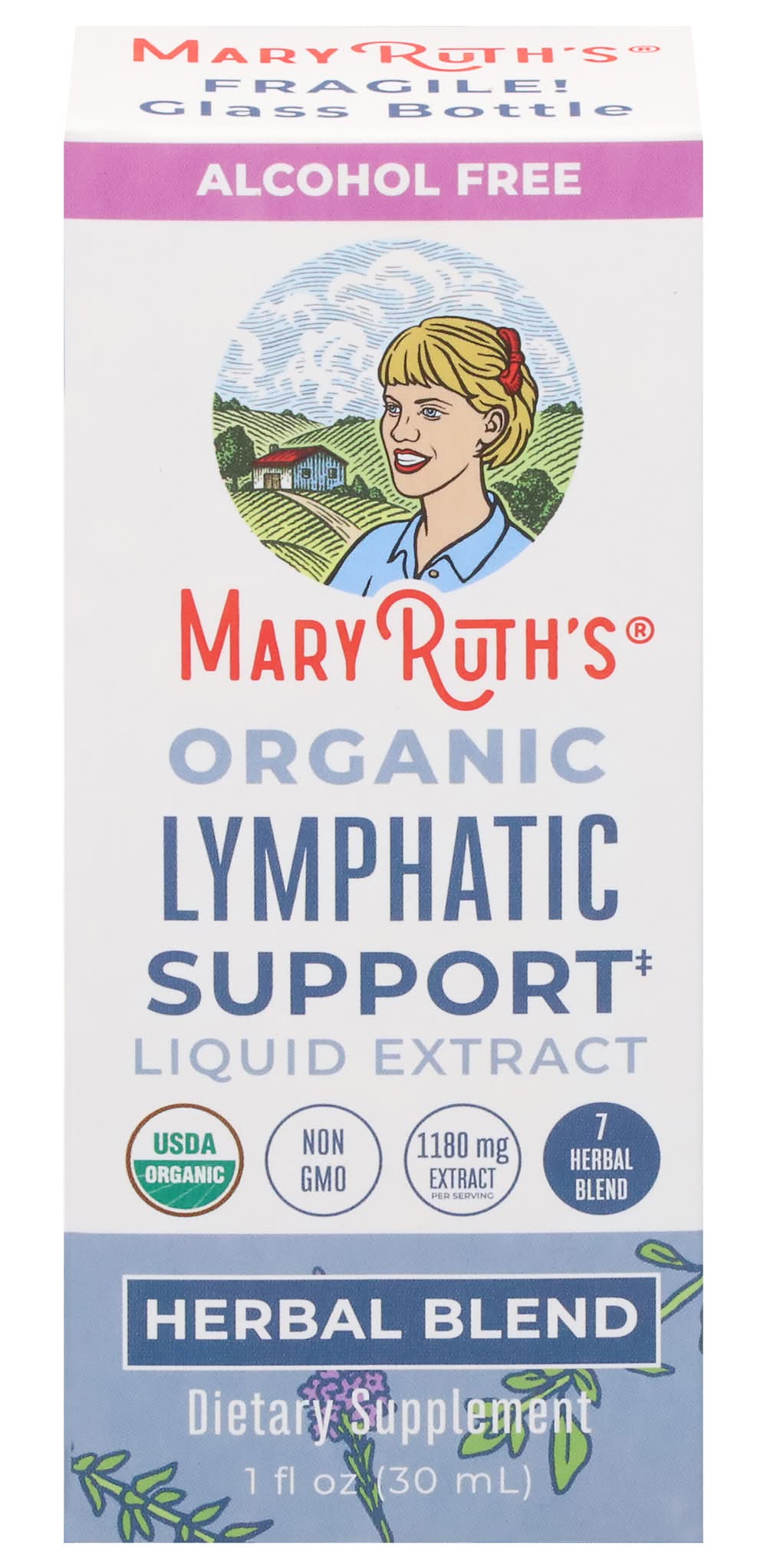 MaryRuth's Organiclymphatic Support Liquid Extract Herbal Dietary Supplements (1 fl oz)