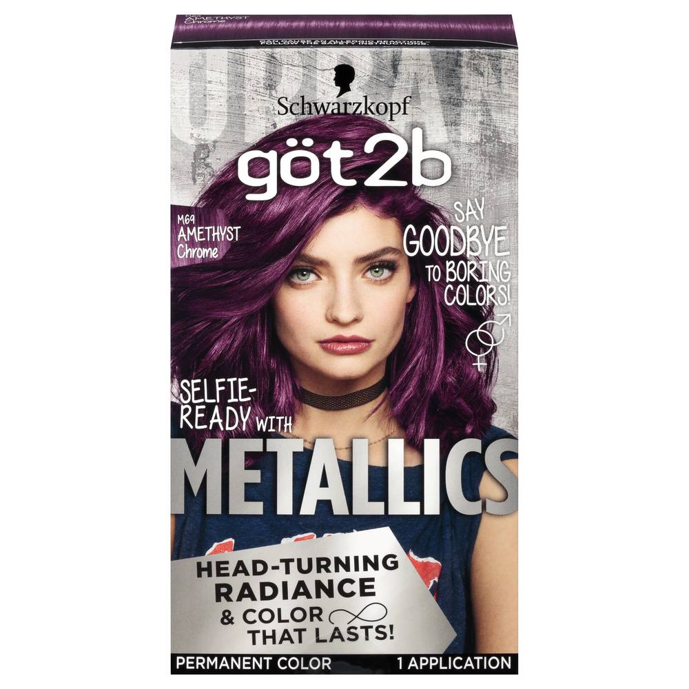 Got2b Schwarzkopf Metallics Amethyst Chrome M69 Hair Color