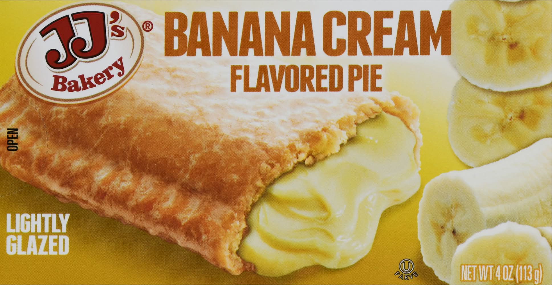 JJ's Bakery Lightly Glazed Banana Cream Pie (4 oz)