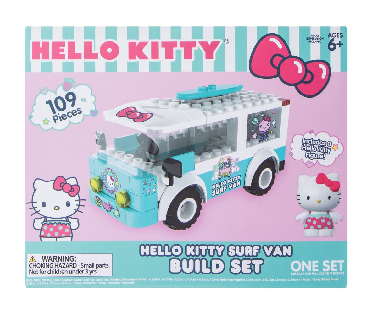 Hello Kitty® Build Set Surf Van