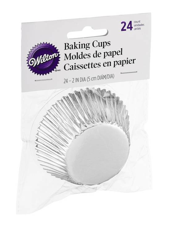 Wilton Silver Foil Cupcake Liners (24 ct)