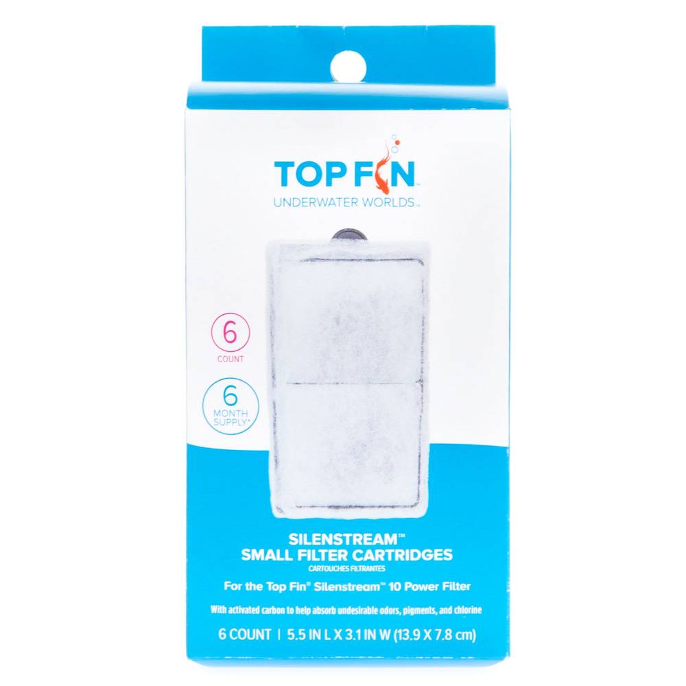 Top Fin® Silenstream™ Small Filter Cartridges (Color: Assorted, Size: 6 Count)