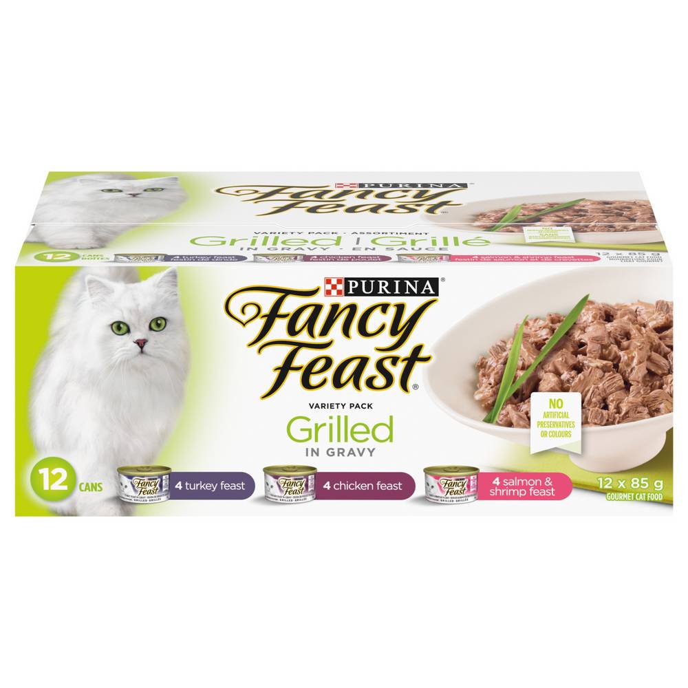 Fancy Feast Grilled in Gravy Wet Cat Food Variety pack