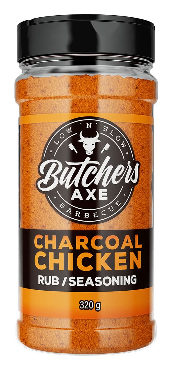 Butchers Axe 320g Charcoal Chicken Rubs