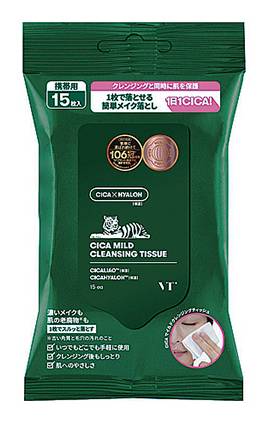 VT CICAクレンジングティッシュ 15枚入
