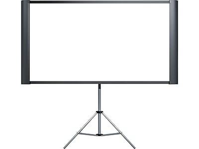 Epson Duet Ultra Portable 80 Portable Manual Tripod Projector Screen, Black (ELPSC80)