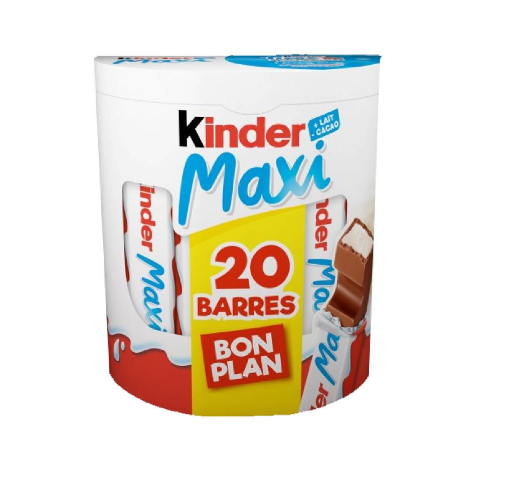 Kinder - Maxi barres chocolat au lait (20)