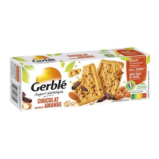 Gerble - Biscuits chocolat amande (16 pièces)