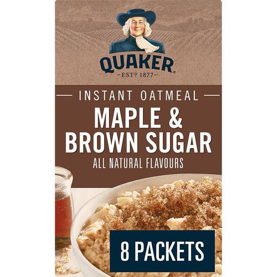 Quaker Maple & Brown Sugar Oatmeal (344 g)