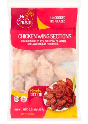 Mr Chikin Uncooked Chicken Wings