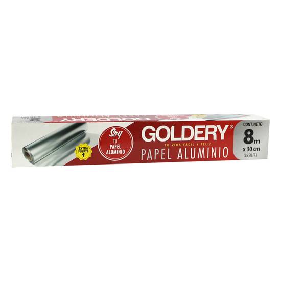 Papel Aluminio Golderie Trading 7 62 M X 304