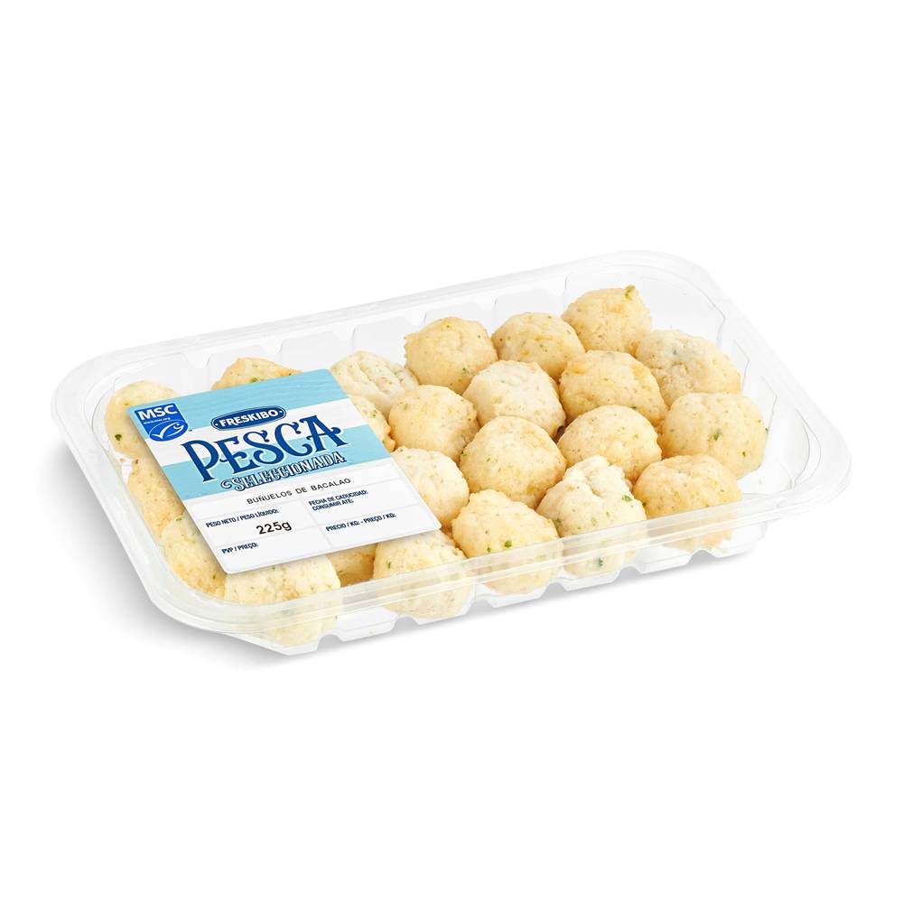 Buñuelos De Bacalao Freskibo Bandeja 225 G