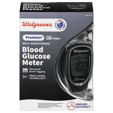 Walgreens Premium True Metrix Self Monitoring Blood Glucose Meter