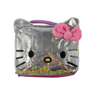 Hello Kitty Kids' Square Lunch Box and Bag, Pink