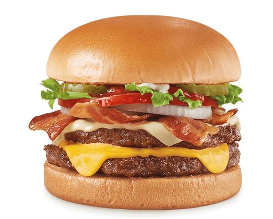 Bacon Two-Cheese Deluxe Signature Stackburger Double