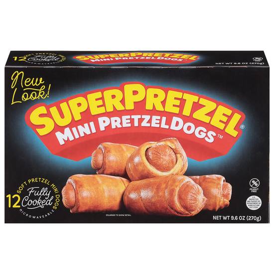 Super Pretzel Mini Pretzel Dog (12 ct)