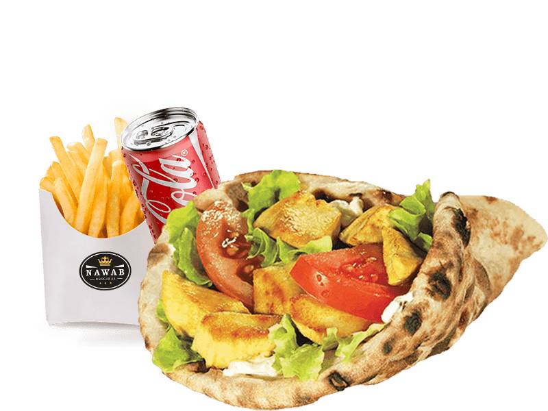 Menu sandwich cheese naan curry