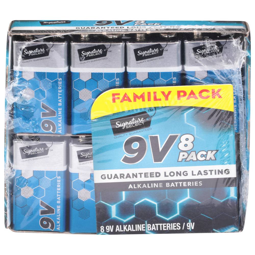 Signature Select 9V Batteries Family pack