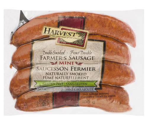 Harvest Meats Double Smoked Mini Farmer Sausage (300 g, 4 ct)