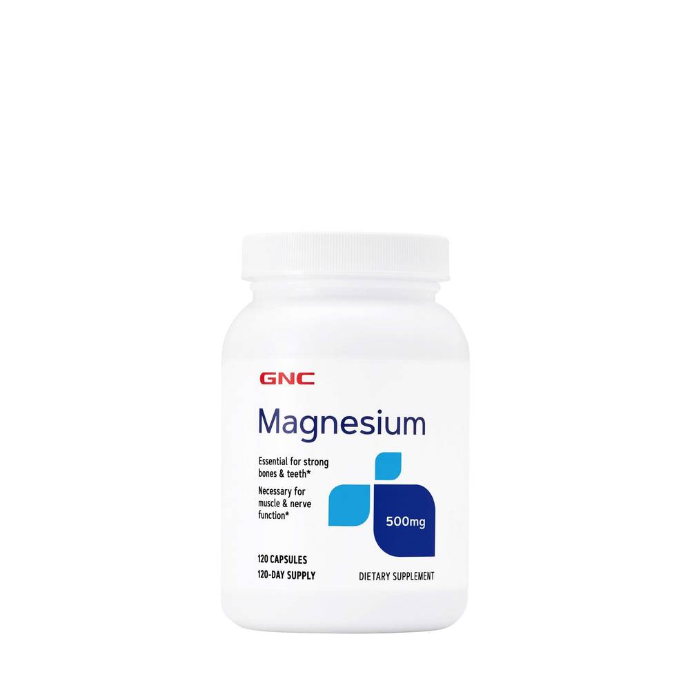 Gnc Magnesium 500 mg Capsules
